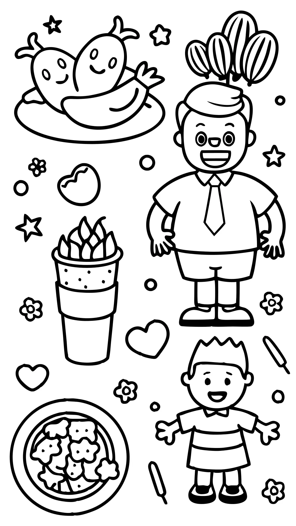 chick fil a fathers day coloring pages